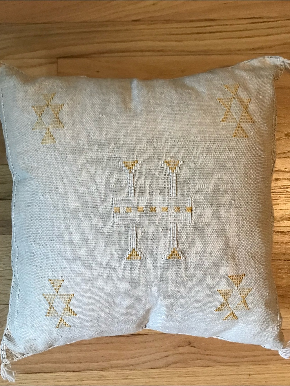 Moroccan Sabra Silk Throw Pillow